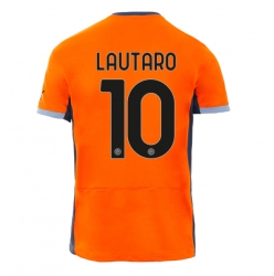 Strój piłkarski Inter Milan Lautaro Martinez #10 Koszulka Trzeciej 2023-24 Krótki Rękaw
