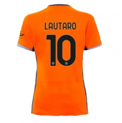 Strój piłkarski Inter Milan Lautaro Martinez #10 Koszulka Trzeciej damskie 2023-24 Krótki Rękaw