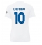 Strój piłkarski Inter Milan Lautaro Martinez #10 Koszulka Wyjazdowej damskie 2023-24 Krótki Rękaw