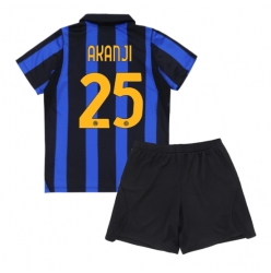 Strój piłkarski Inter Milan Manuel Akanji #25 Koszulka Podstawowej dziecięce 2026-27 Krótki Rękaw (+ Krótkie spodenki)