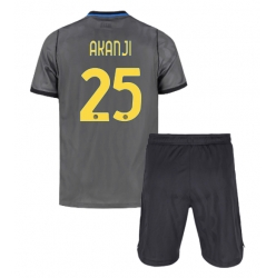 Strój piłkarski Inter Milan Manuel Akanji #25 Koszulka Trzeciej dziecięce 2026-27 Krótki Rękaw (+ Krótkie spodenki)