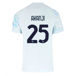 Strój piłkarski Inter Milan Manuel Akanji #25 Koszulka Wyjazdowej 2025-26 Krótki Rękaw