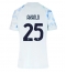 Strój piłkarski Inter Milan Manuel Akanji #25 Koszulka Wyjazdowej damskie 2025-26 Krótki Rękaw