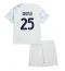 Strój piłkarski Inter Milan Manuel Akanji #25 Koszulka Wyjazdowej dziecięce 2025-26 Krótki Rękaw (+ Krótkie spodenki)