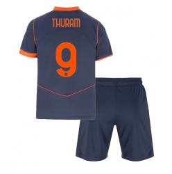 Strój piłkarski Inter Milan Marcus Thuram #9 Koszulka Trzeciej dziecięce 2025-26 Krótki Rękaw (+ Krótkie spodenki)