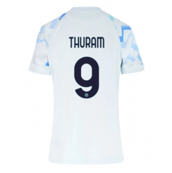 Strój piłkarski Inter Milan Marcus Thuram #9 Koszulka Wyjazdowej damskie 2025-26 Krótki Rękaw