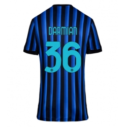 Strój piłkarski Inter Milan Matteo Darmian #36 Koszulka Podstawowej damskie 2025-26 Krótki Rękaw