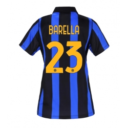 Strój piłkarski Inter Milan Nicolo Barella #23 Koszulka Podstawowej damskie 2026-27 Krótki Rękaw