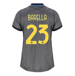 Strój piłkarski Inter Milan Nicolo Barella #23 Koszulka Trzeciej damskie 2026-27 Krótki Rękaw
