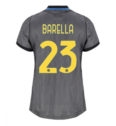 Strój piłkarski Inter Milan Nicolo Barella #23 Koszulka Trzeciej damskie 2026-27 Krótki Rękaw Strój piłkarski Inter Milan Nicolo Barella #23 Koszulka Trzeciej damskie 2026-27 Krótki Rękaw