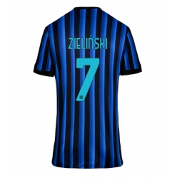 Strój piłkarski Inter Milan Piotr Zielinski #7 Koszulka Podstawowej damskie 2025-26 Krótki Rękaw