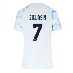 Strój piłkarski Inter Milan Piotr Zielinski #7 Koszulka Wyjazdowej damskie 2025-26 Krótki Rękaw