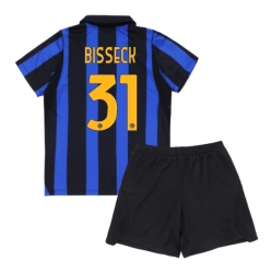 Strój piłkarski Inter Milan Yann Bisseck #31 Koszulka Podstawowej dziecięce 2026-27 Krótki Rękaw (+ Krótkie spodenki)