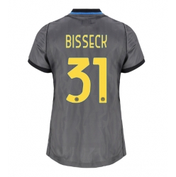 Strój piłkarski Inter Milan Yann Bisseck #31 Koszulka Trzeciej damskie 2026-27 Krótki Rękaw