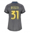 Strój piłkarski Inter Milan Yann Bisseck #31 Koszulka Trzeciej damskie 2026-27 Krótki Rękaw Strój piłkarski Inter Milan Yann Bisseck #31 Koszulka Trzeciej damskie 2026-27 Krótki Rękaw