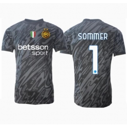 Strój piłkarski Inter Milan Yann Sommer #1 Bramkarskie Koszulka Trzeciej 2024-25 Krótki Rękaw