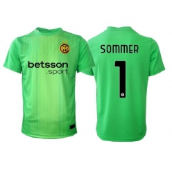 Strój piłkarski Inter Milan Yann Sommer #1 Bramkarskie Koszulka Trzeciej 2025-26 Krótki Rękaw