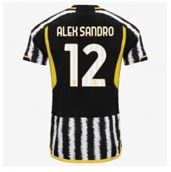 Strój piłkarski Juventus Alex Sandro #12 Koszulka Podstawowej 2023-24 Krótki Rękaw
