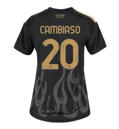 Strój piłkarski Juventus Andrea Cambiaso #20 Koszulka Trzeciej damskie 2026-27 Krótki Rękaw Strój piłkarski Juventus Andrea Cambiaso #20 Koszulka Trzeciej damskie 2026-27 Krótki Rękaw