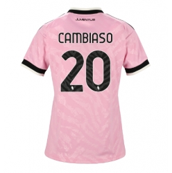 Strój piłkarski Juventus Andrea Cambiaso #20 Koszulka Wyjazdowej damskie 2026-27 Krótki Rękaw