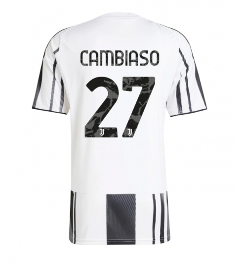 Strój piłkarski Juventus Andrea Cambiaso #27 Koszulka Podstawowej 2025-26 Krótki Rękaw Strój piłkarski Juventus Andrea Cambiaso #27 Koszulka Podstawowej 2025-26 Krótki Rękaw