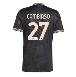 Strój piłkarski Juventus Andrea Cambiaso #27 Koszulka Trzeciej 2025-26 Krótki Rękaw