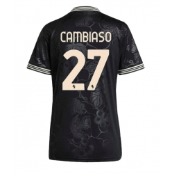 Strój piłkarski Juventus Andrea Cambiaso #27 Koszulka Trzeciej damskie 2025-26 Krótki Rękaw