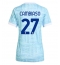 Strój piłkarski Juventus Andrea Cambiaso #27 Koszulka Wyjazdowej damskie 2025-26 Krótki Rękaw Strój piłkarski Juventus Andrea Cambiaso #27 Koszulka Wyjazdowej damskie 2025-26 Krótki Rękaw