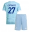 Strój piłkarski Juventus Andrea Cambiaso #27 Koszulka Wyjazdowej dziecięce 2025-26 Krótki Rękaw (+ Krótkie spodenki)
