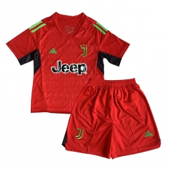 Strój piłkarski Juventus Bramkarskie Koszulka Trzeciej dziecięce 2023-24 Krótki Rękaw (+ Krótkie spodenki)