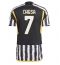Strój piłkarski Juventus Federico Chiesa #7 Koszulka Podstawowej 2023-24 Krótki Rękaw