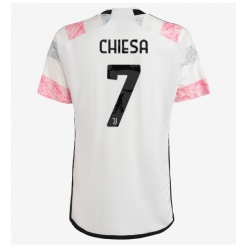 Strój piłkarski Juventus Federico Chiesa #7 Koszulka Wyjazdowej 2023-24 Krótki Rękaw