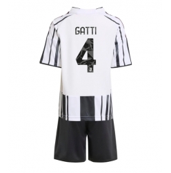 Strój piłkarski Juventus Federico Gatti #4 Koszulka Podstawowej dziecięce 2025-26 Krótki Rękaw (+ Krótkie spodenki)