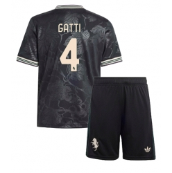 Strój piłkarski Juventus Federico Gatti #4 Koszulka Trzeciej dziecięce 2025-26 Krótki Rękaw (+ Krótkie spodenki)