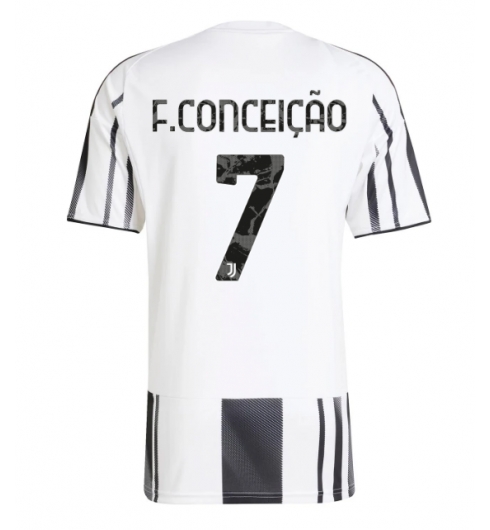 Strój piłkarski Juventus Francisco Conceicao #7 Koszulka Podstawowej 2025-26 Krótki Rękaw Strój piłkarski Juventus Francisco Conceicao #7 Koszulka Podstawowej 2025-26 Krótki Rękaw