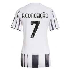 Strój piłkarski Juventus Francisco Conceicao #7 Koszulka Podstawowej damskie 2025-26 Krótki Rękaw Strój piłkarski Juventus Francisco Conceicao #7 Koszulka Podstawowej damskie 2025-26 Krótki Rękaw