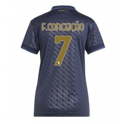 Strój piłkarski Juventus Francisco Conceicao #7 Koszulka Trzeciej damskie 2024-25 Krótki Rękaw