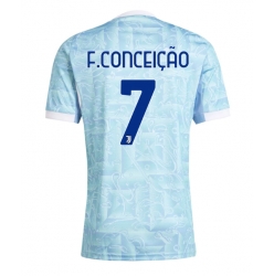 Strój piłkarski Juventus Francisco Conceicao #7 Koszulka Wyjazdowej 2025-26 Krótki Rękaw