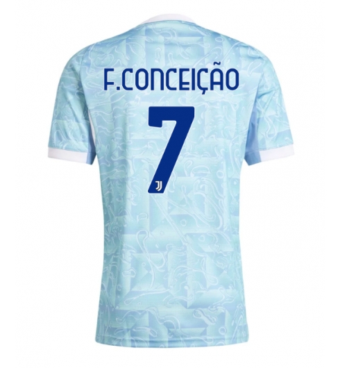 Strój piłkarski Juventus Francisco Conceicao #7 Koszulka Wyjazdowej 2025-26 Krótki Rękaw Strój piłkarski Juventus Francisco Conceicao #7 Koszulka Wyjazdowej 2025-26 Krótki Rękaw