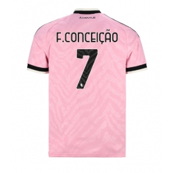 Strój piłkarski Juventus Francisco Conceicao #7 Koszulka Wyjazdowej 2026-27 Krótki Rękaw
