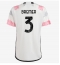 Strój piłkarski Juventus Gleison Bremer #3 Koszulka Wyjazdowej 2023-24 Krótki Rękaw