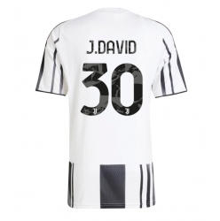 Strój piłkarski Juventus Jonathan David #30 Koszulka Podstawowej 2025-26 Krótki Rękaw