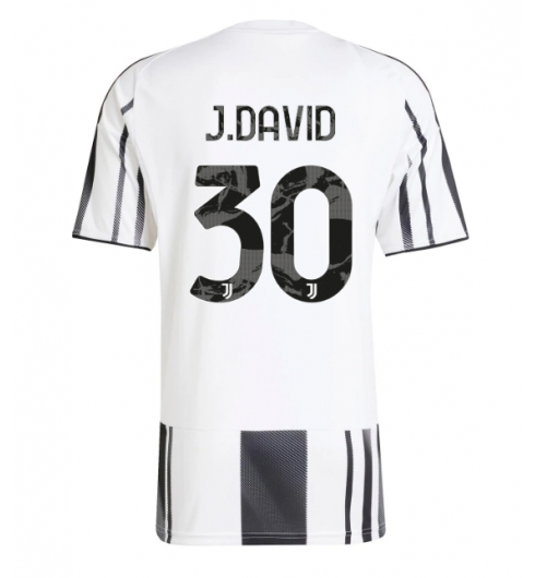 Strój piłkarski Juventus Jonathan David #30 Koszulka Podstawowej 2025-26 Krótki Rękaw Strój piłkarski Juventus Jonathan David #30 Koszulka Podstawowej 2025-26 Krótki Rękaw