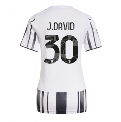 Strój piłkarski Juventus Jonathan David #30 Koszulka Podstawowej damskie 2025-26 Krótki Rękaw Strój piłkarski Juventus Jonathan David #30 Koszulka Podstawowej damskie 2025-26 Krótki Rękaw