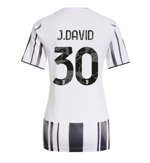 Strój piłkarski Juventus Jonathan David #30 Koszulka Podstawowej damskie 2025-26 Krótki Rękaw Strój piłkarski Juventus Jonathan David #30 Koszulka Podstawowej damskie 2025-26 Krótki Rękaw
