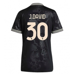 Strój piłkarski Juventus Jonathan David #30 Koszulka Trzeciej damskie 2025-26 Krótki Rękaw Strój piłkarski Juventus Jonathan David #30 Koszulka Trzeciej damskie 2025-26 Krótki Rękaw