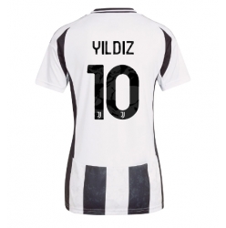Strój piłkarski Juventus Kenan Yildiz #10 Koszulka Podstawowej damskie 2024-25 Krótki Rękaw