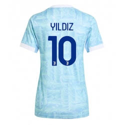 Strój piłkarski Juventus Kenan Yildiz #10 Koszulka Wyjazdowej damskie 2025-26 Krótki Rękaw