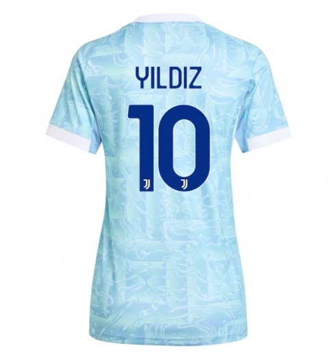 Strój piłkarski Juventus Kenan Yildiz #10 Koszulka Wyjazdowej damskie 2025-26 Krótki Rękaw Strój piłkarski Juventus Kenan Yildiz #10 Koszulka Wyjazdowej damskie 2025-26 Krótki Rękaw