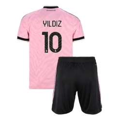Strój piłkarski Juventus Kenan Yildiz #10 Koszulka Wyjazdowej dziecięce 2026-27 Krótki Rękaw (+ Krótkie spodenki)
